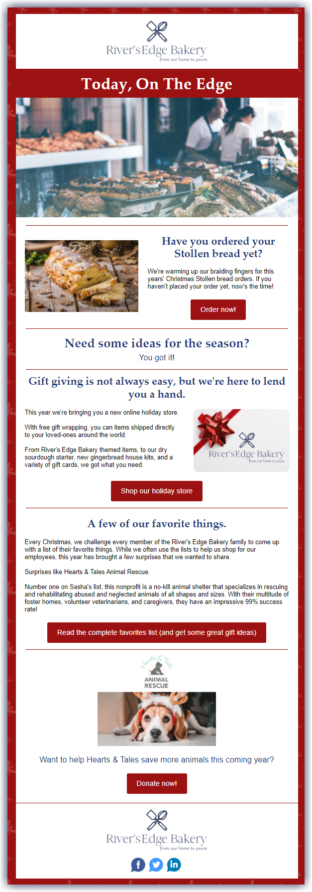 How to Decorate an Email Template for the Holidays