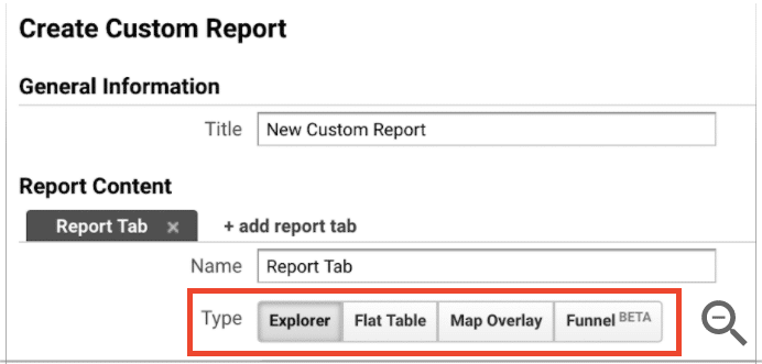 Create a Custom Report in Google Analytics