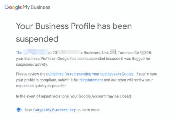 A Small Business Guide to Resolving a Google My Business Suspension