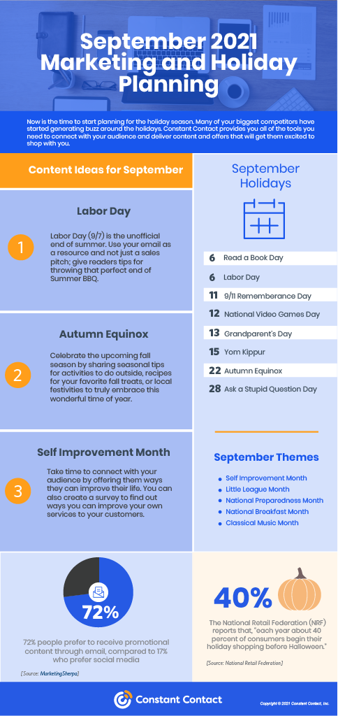 September Holidays and Newsletter Ideas — 2021