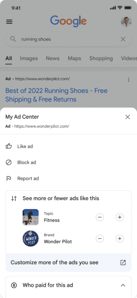 Google giving users greater control over what ads they see
