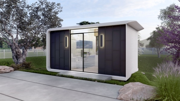 These tiny homes are 3D printed from 100,000 recycled plastic bottles