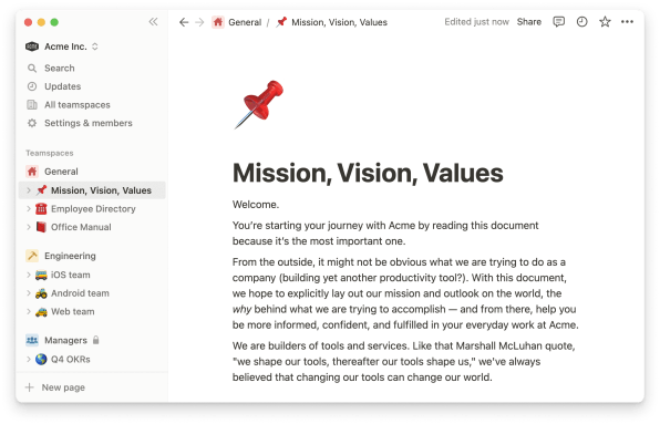 Notion overhauls search and document sharing to attract bigger teams