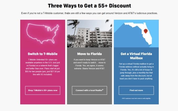 AT and T sues T-Mobile over 'dishonest and completely false' senior discount ad campaign