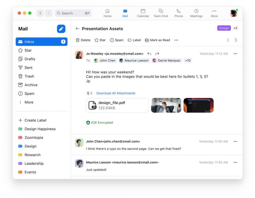 Zoom is adding email and calendar features to take on other workspace platforms