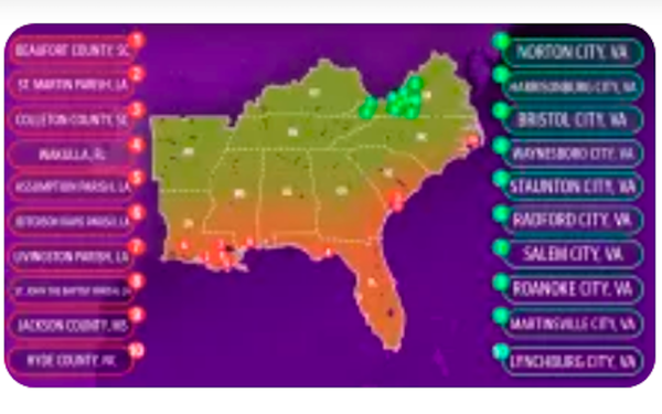 Yahoo News Debuts Interactive Climate Change Map