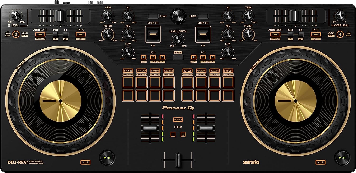 Pioneer DJ DDJ-REV1 no Laptop DJ Controller