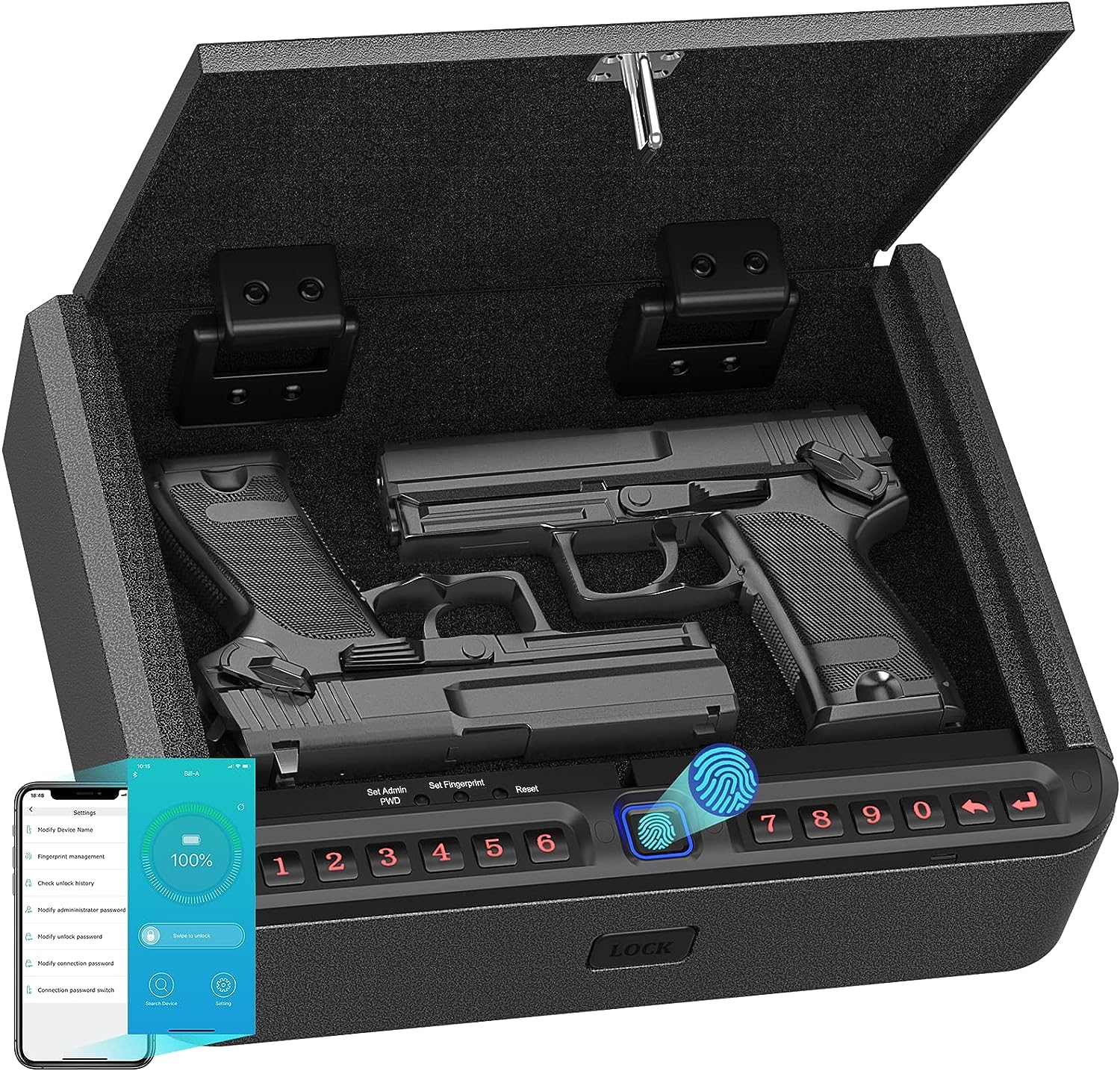 BILLCONCH Gun Safe for Pistols