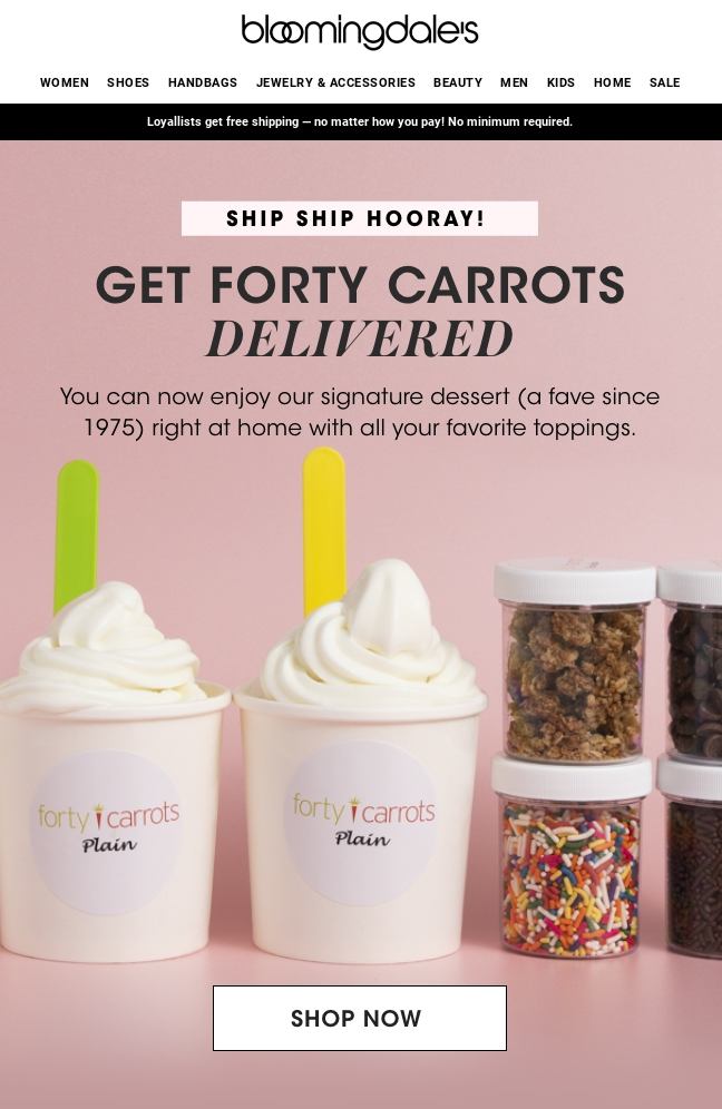 How persuasive email design can influence the ecommerce customer journey A group of frozen yogurt cups and containers of cereal Description automatically generated
