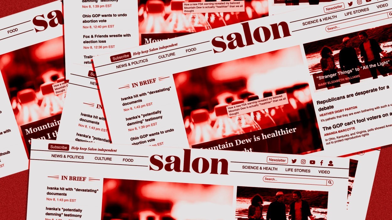 Online news pioneer ‘Salon’ is sold for an undisclosed sum