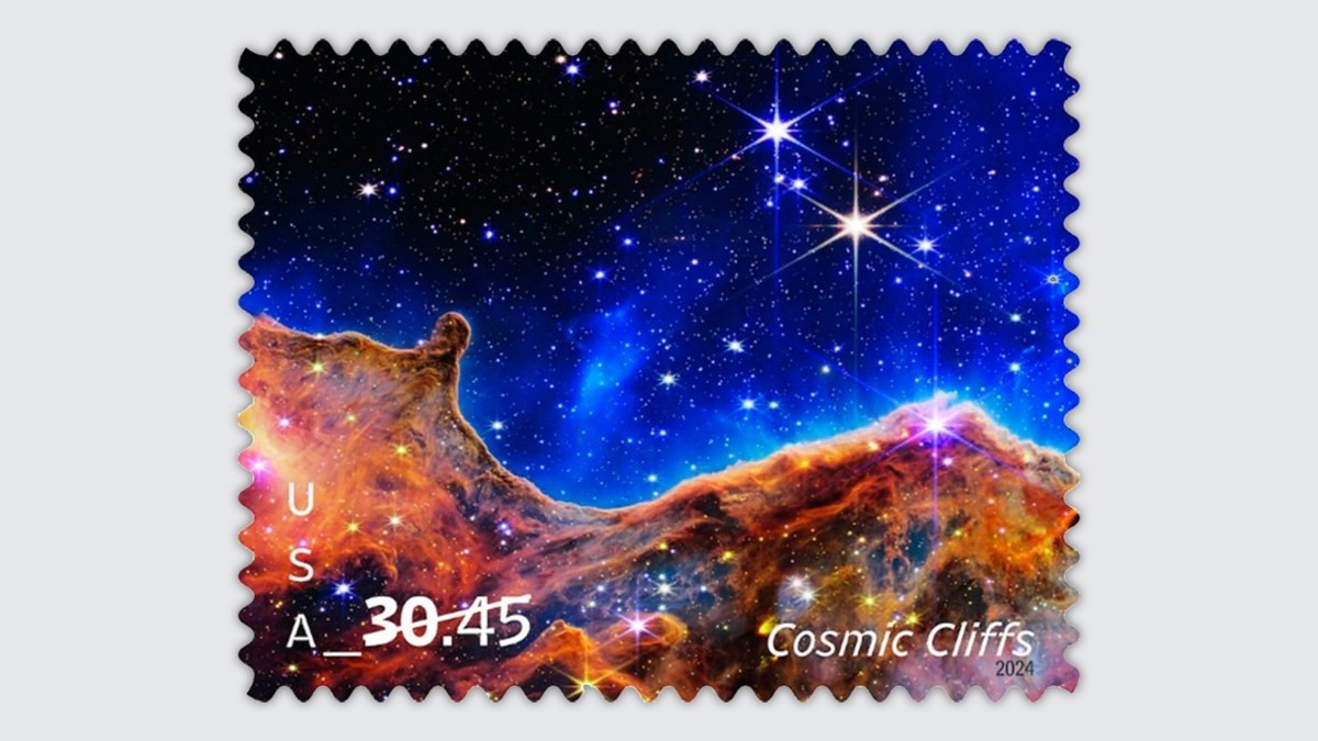 How the USPS turned images from the James Webb Space Telescope into mailable art