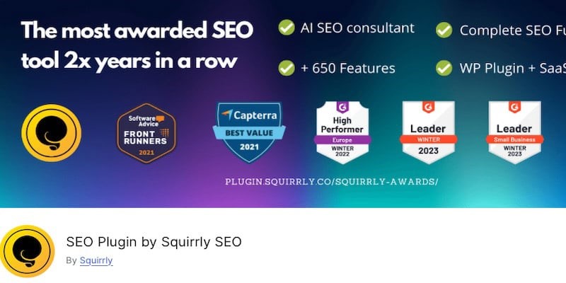 SEO plugin by Squirrly SEO