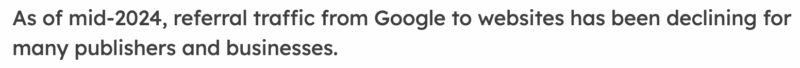 Google says web traffic isn’t declining. Google Gemini and five other LLMs disagree.