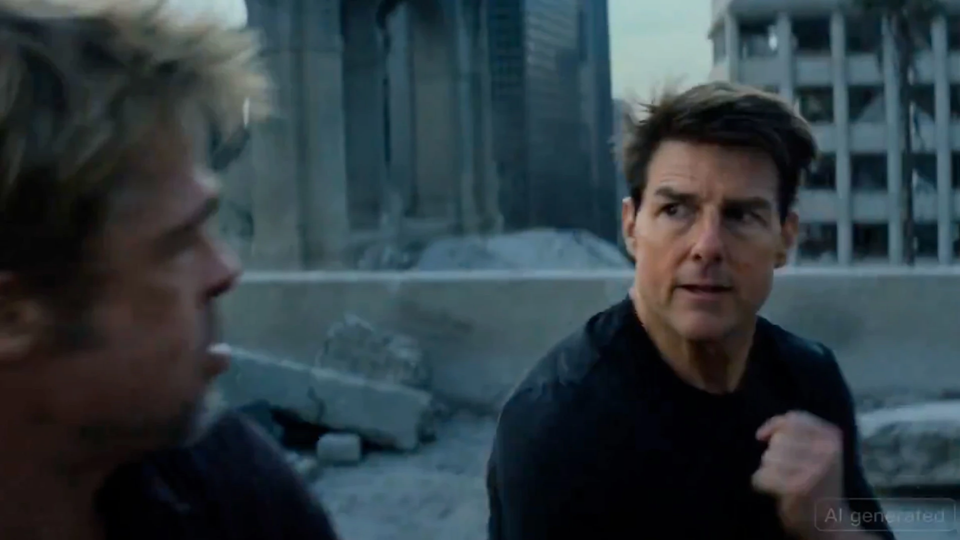 Hollywood is freaking out over a viral AI video showing Brad Pitt and Tom Cruise fighting