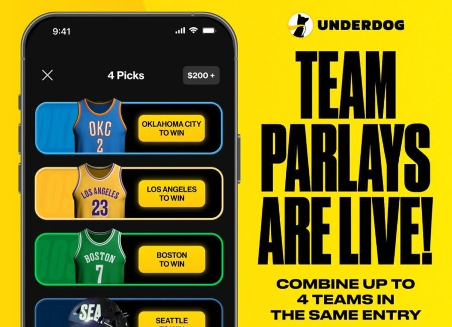 Underdog launches team parlays to challenge multi-pick sports betting markets trend