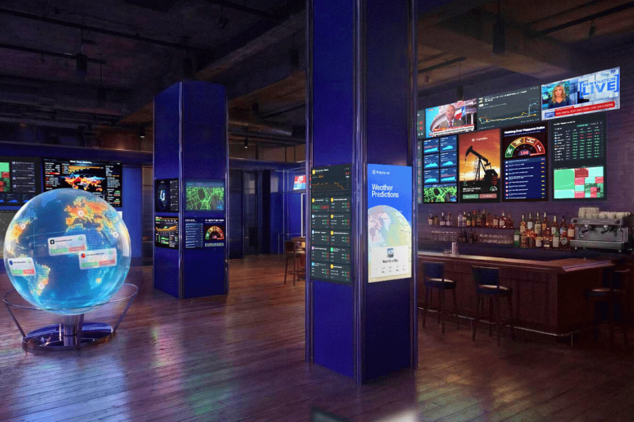 Polymarket opens Washington bar for watching geopolitics markets and breaking news Polymarket opens Washington bar for watching geopolitics markets and breaking news