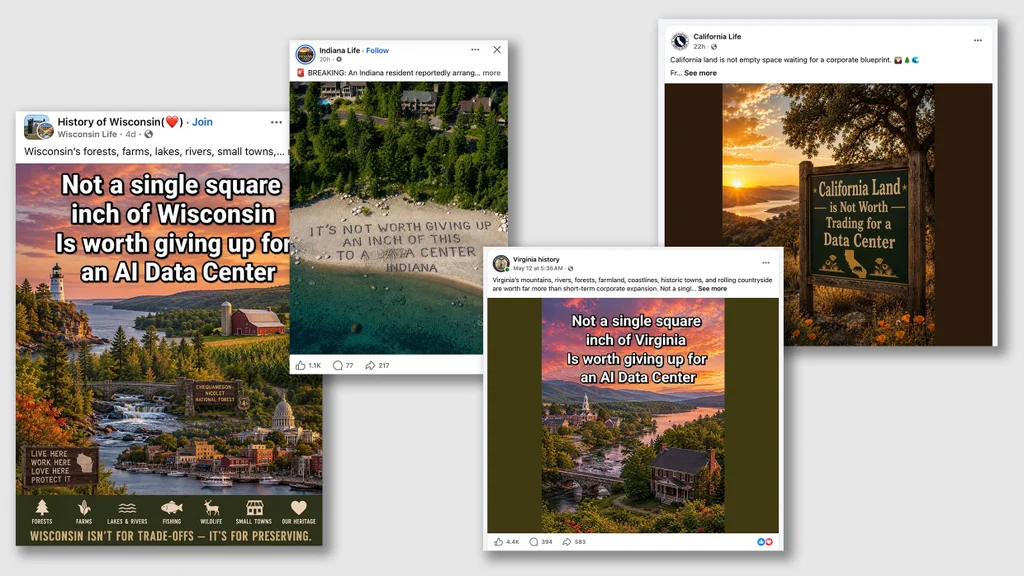 AI slop farms are churning out anti-AI data center memes on Facebook | DeviceDaily.com