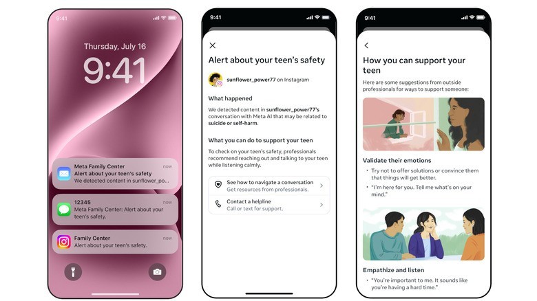 Meta will alert parents is their teens discuss self harm | DeviceDaily.com